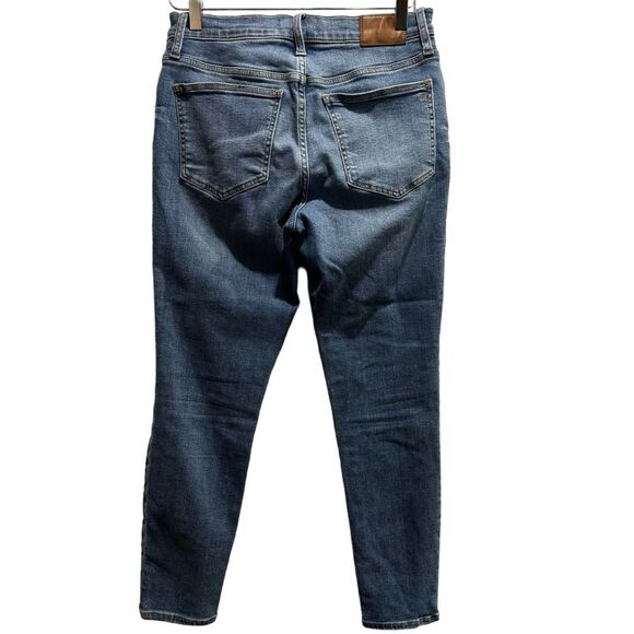 Madewell 9" Mid-Rise Skinny Crop button Front Tencel Denim Edition 28 - Picture 7 of 12